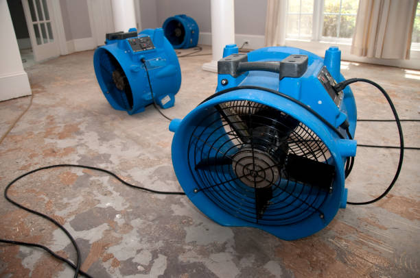 Water damage restoration process in OK